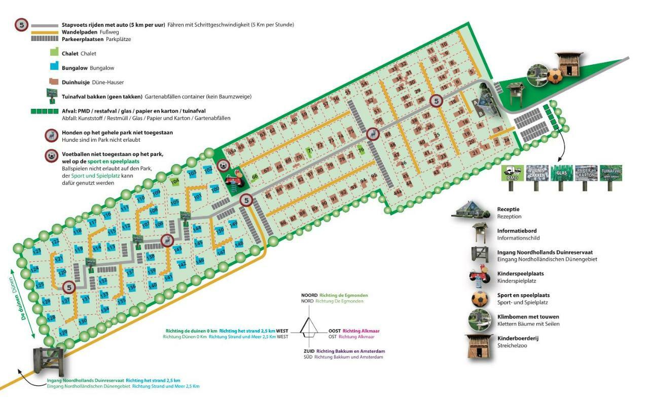 Bungalows - Bungalowpark Mooyeveld - Uniek Gelegen In De Duinen! Egmond-Binnen Zewnętrze zdjęcie